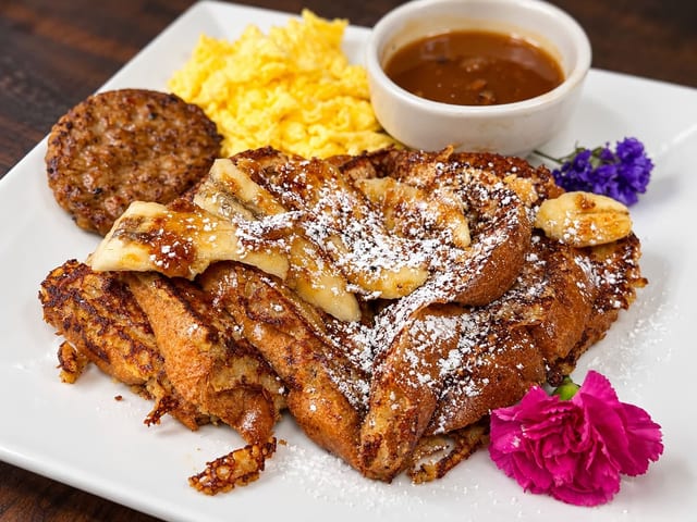 Bananas Foster French Toast.