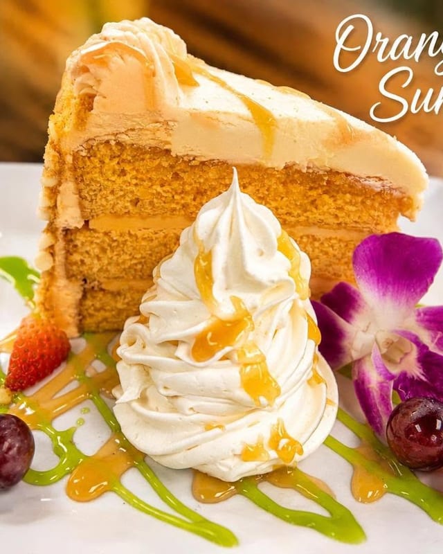 Florida Orange Sunshine Cake.
