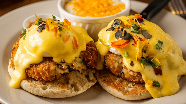 Crab Cake Benedict.